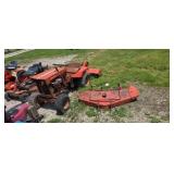 Simplicity 3012 garden tractor with 4 ft tiller
