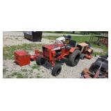 Case 444 garden tractor comes with weight box &