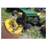 John Deere 110 riding lawn mower comes with