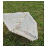 Poly auger pan