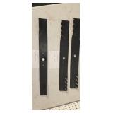 Set of 20" cut blades & Honda 21" cut blade.