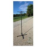 Metal weed eater store display stand