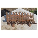 23" fireplace cast iron grate