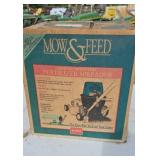 New in box Toro Mow and feed fertilizer sprayer