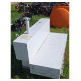 Delta Steel 105 gal truck fuel tank.