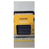 Solar ele fence controller