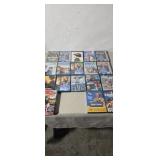 Dvds including Elvis, Johnny Carson , pc game