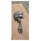 Antique wizard outboard motor not running model