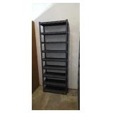 92"T X 34"W plastic shelving
