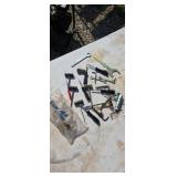 Spark plug wrenches screwdrivers goggles