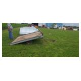 96" X 94" snowmobile trailer with title 2" ball