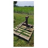 3 heavy duty round bale carrier