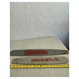 Oregon and Shindaiwa bars.