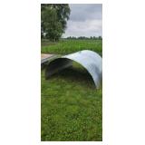 Galvanize steel animal shelter 91" L  80" W  38"