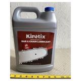 Gallon of Kinetix bar & chain lubricant.