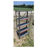 57" T metal shelving unit