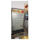 81" X 48" Oregon chainsaw accessories display
