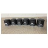 Six Oregon oil filters for mower Universal fits a
