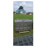 57" X 36" Farmweld all stainless steel four