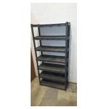 70"T X 34"W plastic shelving