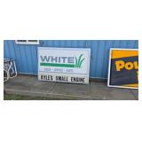 73" X 48" White Sales and Service Parts