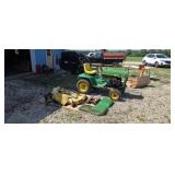 John Deere 318 riding lawn mower needs valve work