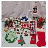 Christmas Decor - Vintage Glass Ornaments,