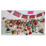 Vintage Shiny Brite Glass Ornaments, Vintage