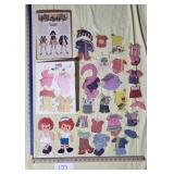 Vintage Raggedy Ann & Andy Paper Dolls & Vintage