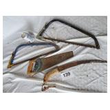 4 Vintage Hand Saws