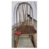 Antique Early American Walnut Windsor Style