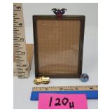 Antique Brass Patriotic Military Picture Frame,