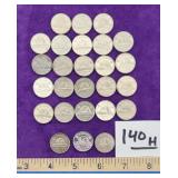 26 Unsearched Canadian Nickels