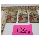 Vintage Plymouth Twine Advertising Pocket