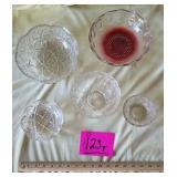 Antique & Vintage Clear Glass Bowls