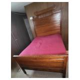 Antique Victorian Eastlake Walnut Full