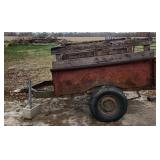 Vintage Flare Truck Bed Trailer - missing