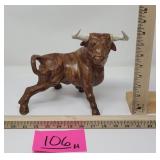Vintage Art Deco Ceramic Bull "Toro" signed by