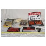 Vintage Phone, phone books, signs, old padlocks