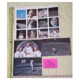 Vintage 1969 Photos & Postcards Apollo 11 Moon