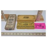 3 Vintage Sewing Thread Advertising Boxes