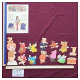 Vintage Hanna Barbera "Pebbles" Paper Doll and