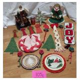 Christmas Decor - Vintage Jingle Doorknob