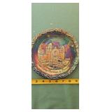 Fenton 1977 Christmas Plate