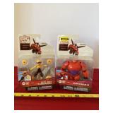 Big Hero Baymax and Go Go Tomaho Figurines New in