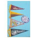 Pennants from the 1950s Souvenir Chicago Brush