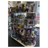 Glass Rounded Standing Display Shelf ONLY