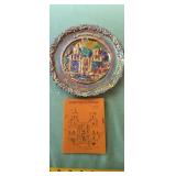 1981 Fenton Carnival Glass Plate