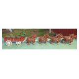 Clydesdale Cast Iron Beer Wagon