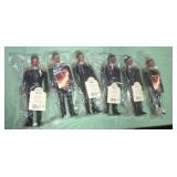 Six Star Trek Dolls